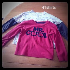 Pair of long sleeve shirts